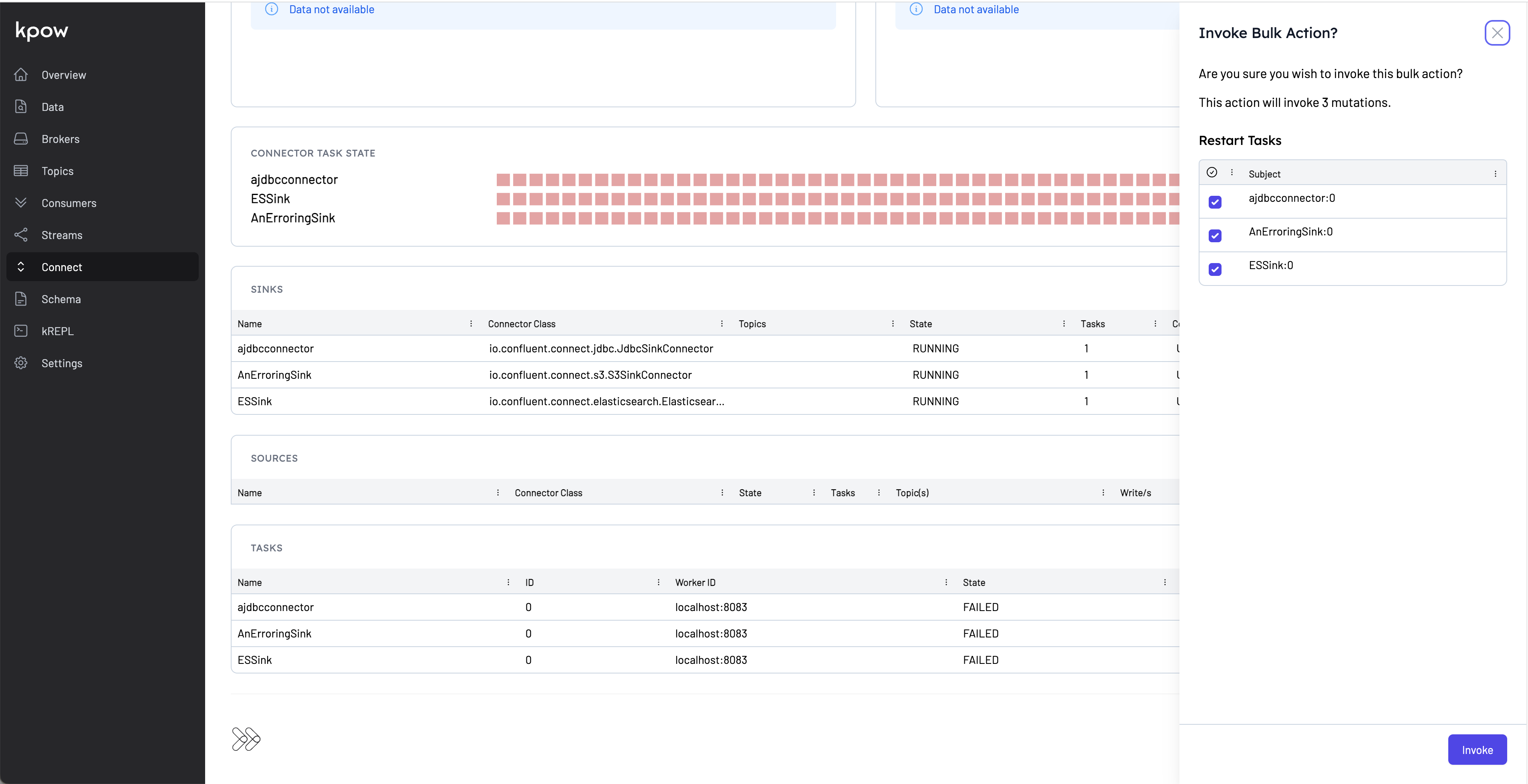 Bulk Action Confirmation