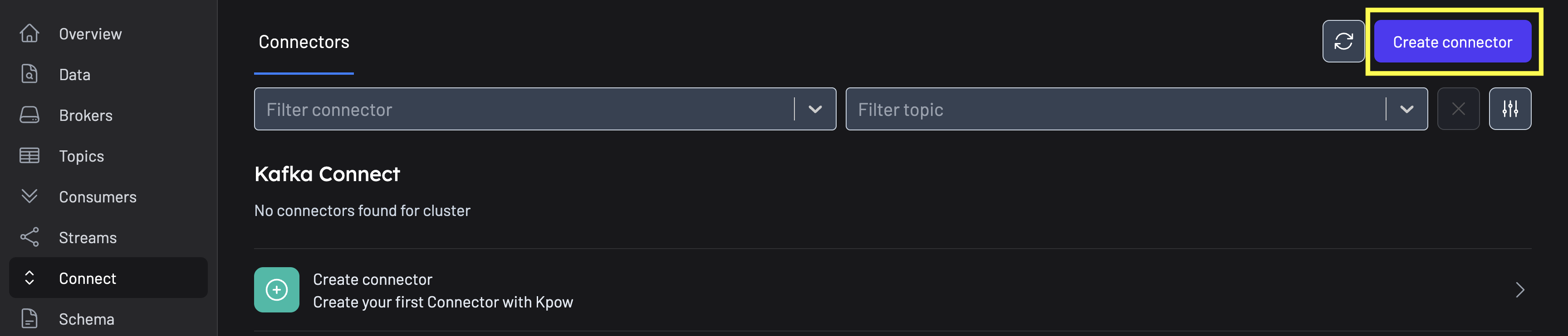 Selecting a connector