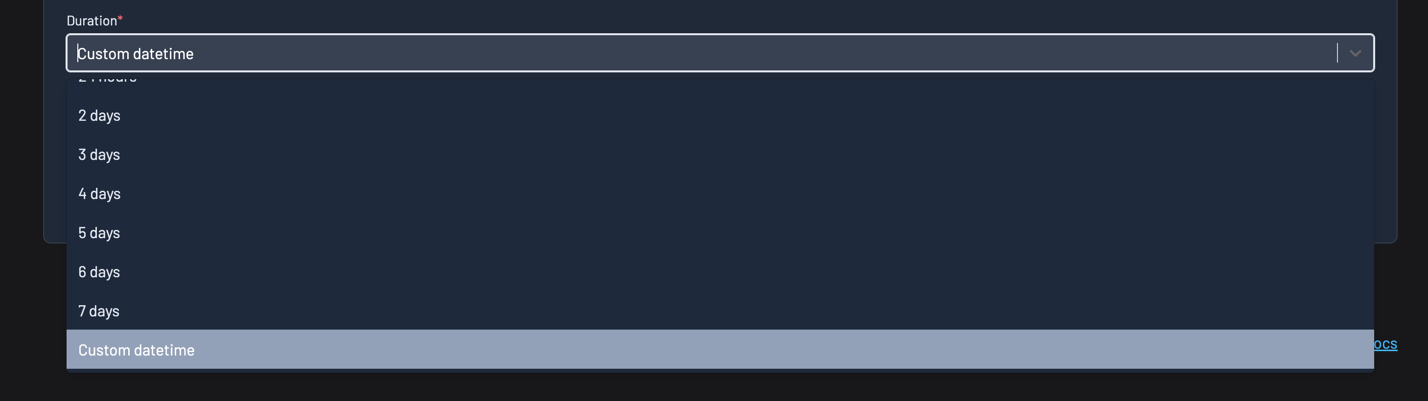custom expiration at a glance