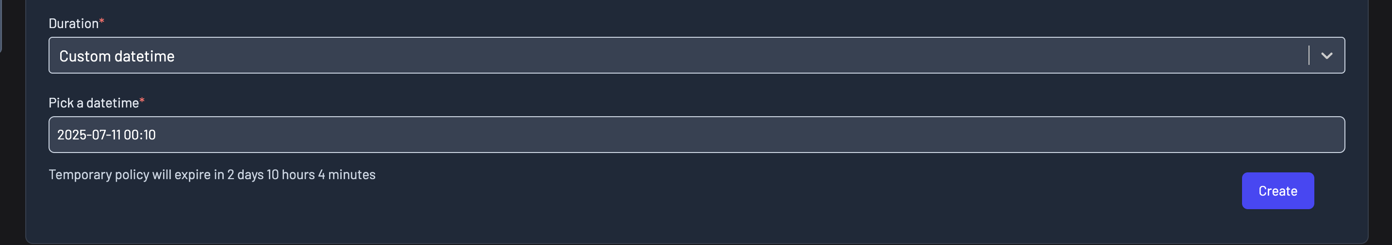 preview of expiration